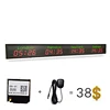 multiple time zone clock/LED world time clock 4 cities world time clock 3