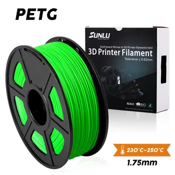 

SUNLU Red 100% PETG 3D Printer Filament 1.75mm PETG Materials Printer Filament 1KG 1.75mm Dimensional Accuracy+/-0.02mm