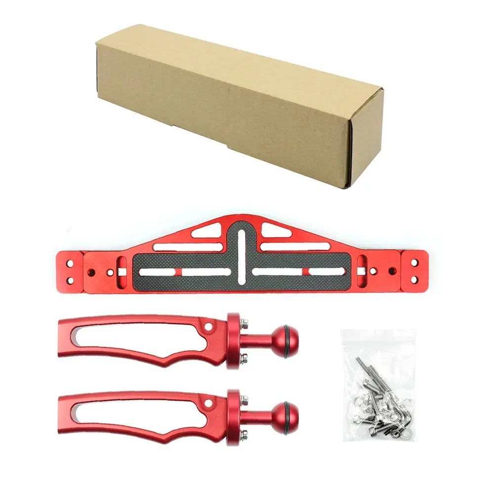

Diving Dual-Hand Photography Bracket For Slr Motion Camera Universal Underwater Photography Tray Portable Grip Bracket