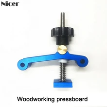 Улучшенная Т-образная направляющая, зажимные блоки, желобные блоки, нажимная пластина, удерживающие зажимы для деревообрабатывающего стола