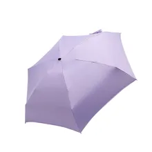 Mini Saku Payung Wanita UV Kecil Payung Lipat Wanita Tahan Air Pria Berjemur Parasol Nyaman Gadis Perjalanan Persil(China)