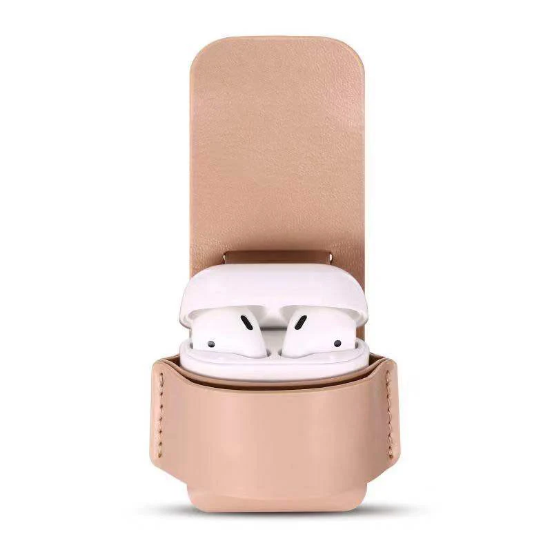 Для Airpods из натуральной кожи чехол с защитой от царапин наушники защитный чехол защита от ударов при падении чехол для IPad Air накладки с пряжкой