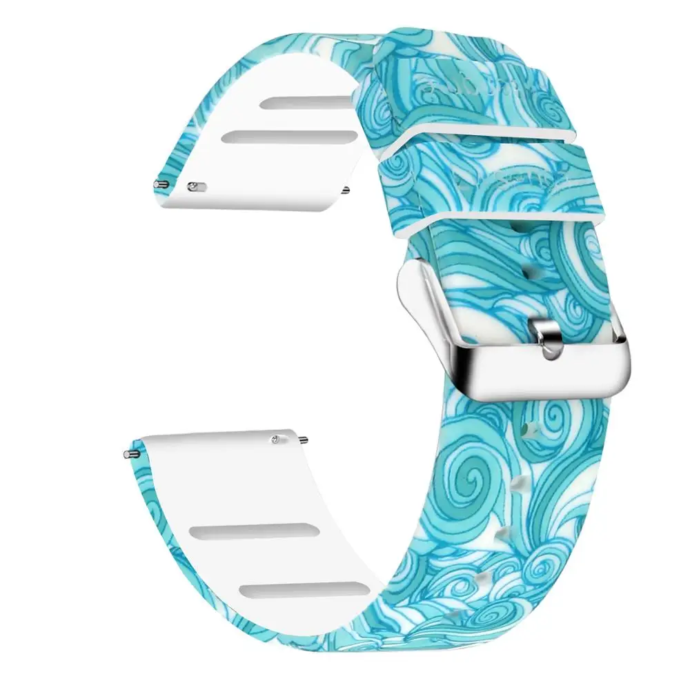 Flower-06 Спортивные ремешки для huawei Watch GT и GT 2 46 мм, huawei Watch 2 Pro, Honor Magic Watch band для huawei WATCH 2 Classic - Цвет: Flower-06