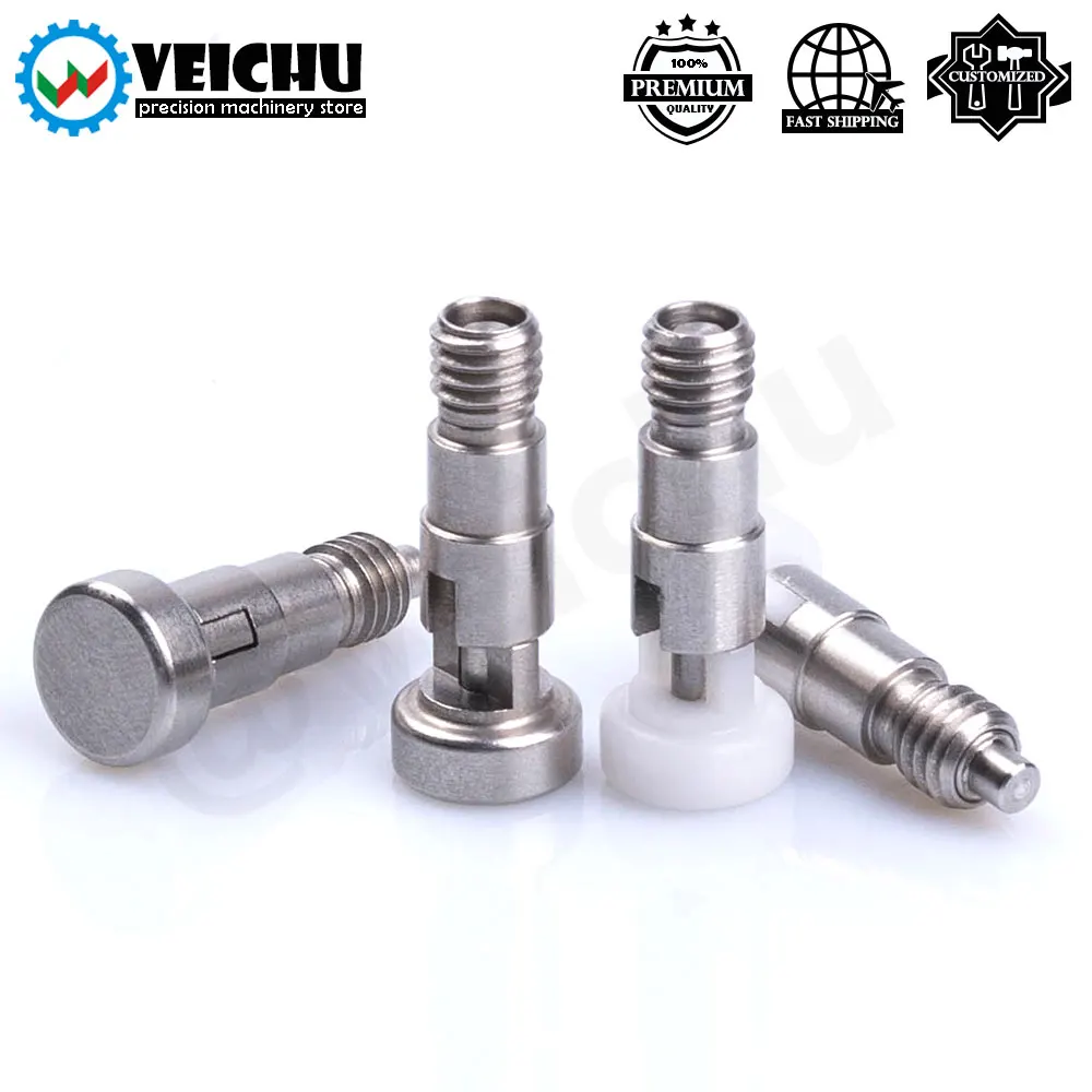 VEICHU M6 Thread VCN240 Spring Loaded Indexing Pin Stainless Steel Quick Locking Dowel Self
