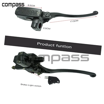 

Universal 1" 25mm Motorcycle Brake Clutch Master Cylinder Hydraulic Pump with Lever For Yamaha Suzuki Kawasaki Honda