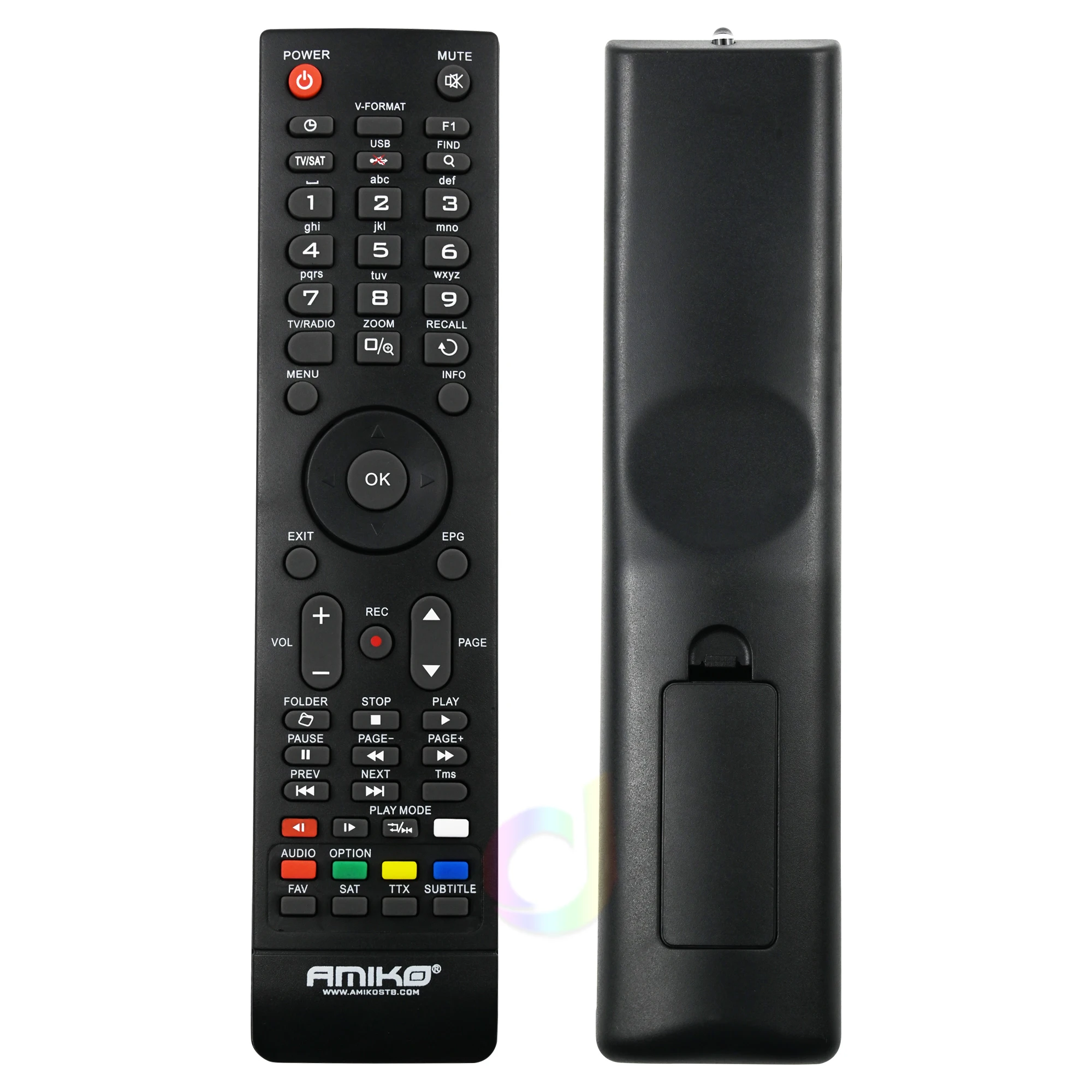 Пульт дистанционного управления для AMIKO Mini HD 8150 8155 8240 8250 + 8255 8260 SHD 7900 8000 8110 8140 STHD 8820