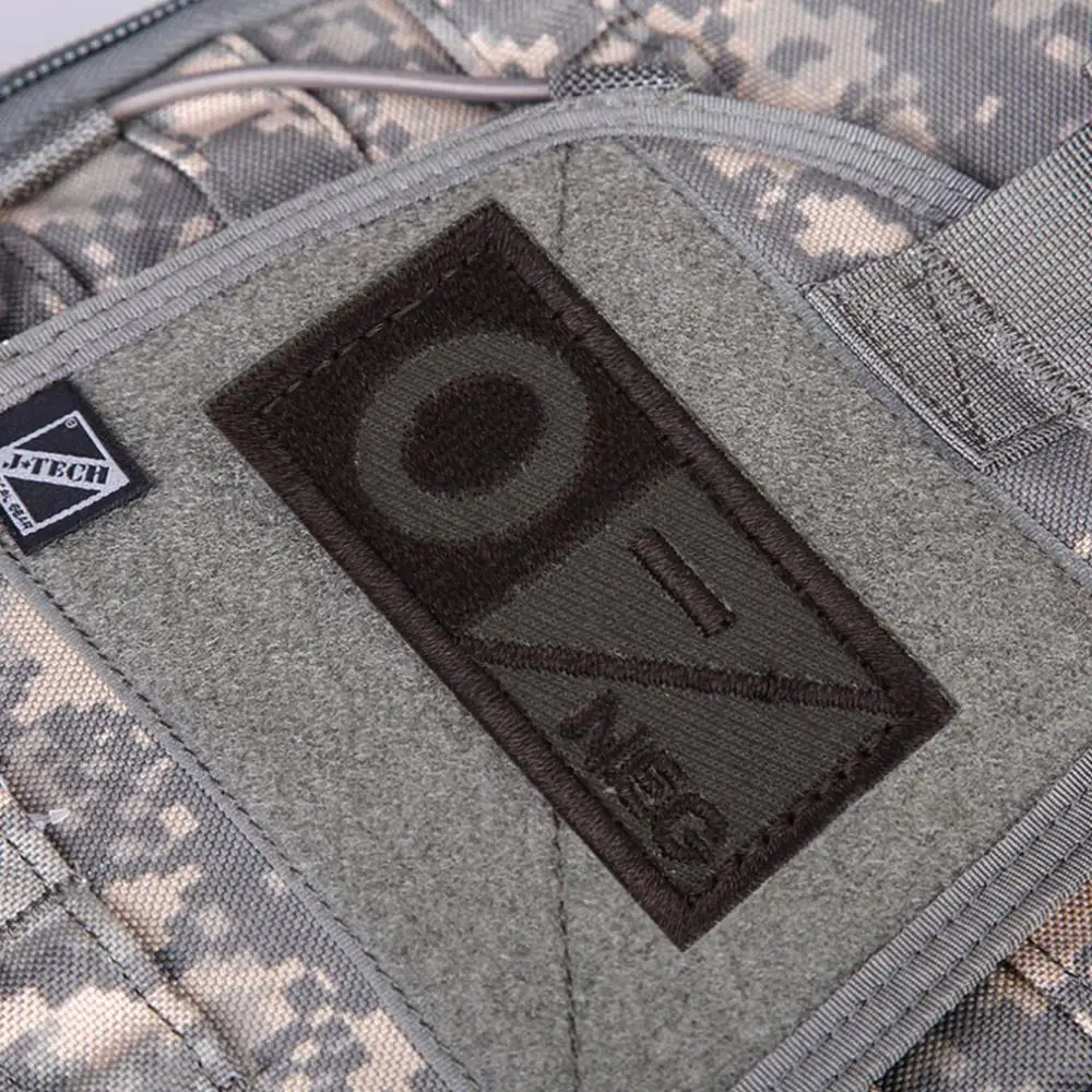 3D военный Тип крови A B O AB вышитая тактическая нарукавная нашивка мода