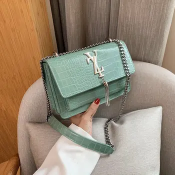 

Luxury Handbags 2020 Fashion Women Leather Messenger Shoulder Bag For Daily Designer Female Crossbody Bag Black Lock Handbag
