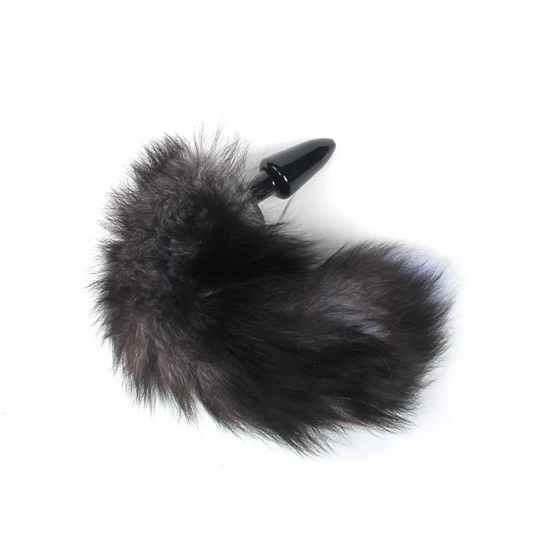 Лисий Хвост анальные игрушки плюшевые силикагель Plug Секс для женщин мужчины пара