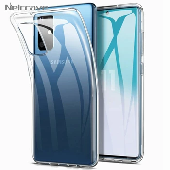 

100Pcs Ultra Thin TPU Case For Samsung Galaxy S20 Ultra S10 Lite S10e S9 Plus S8 S7 Note 10 Pro Transparent Silicone Clear Cover