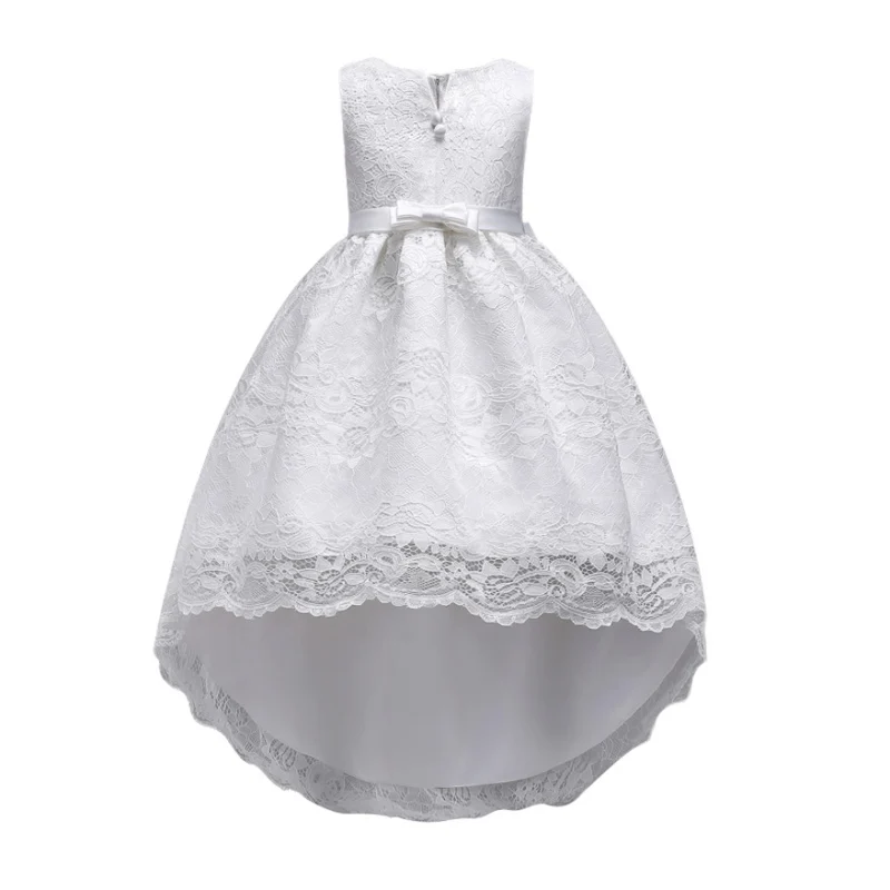 

Baby Girls Wedding Dress Flower Lace Kids Girl Princess Dress Elegant Party Formal Vestido Children Girls Dresses