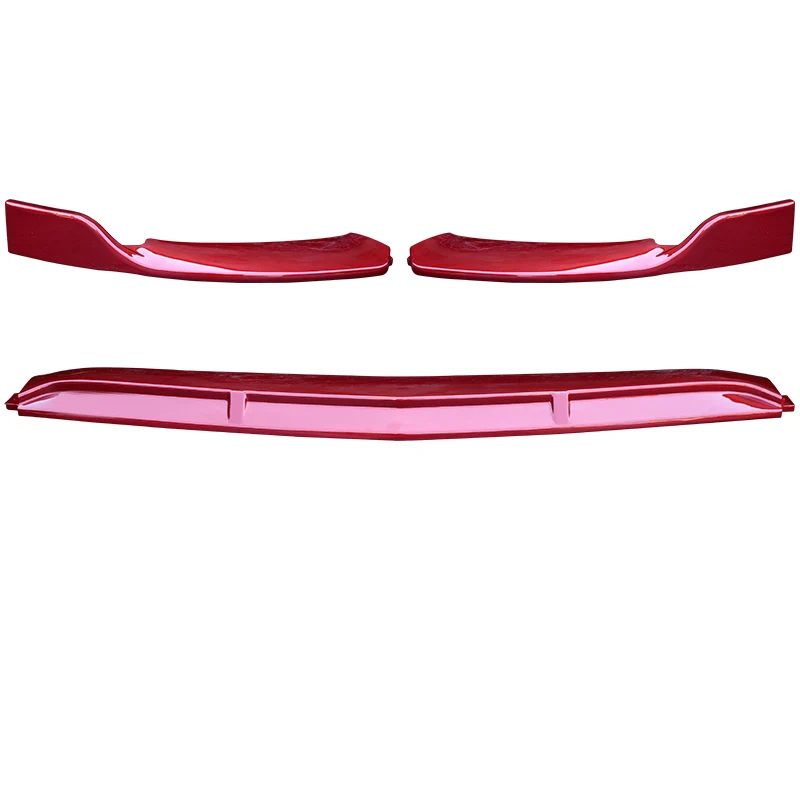 red Lsrtw2017 для Mercedes Benz A Class A180 A200 автомобильный спойлер переднего бампера Защита отделки аксессуары для формовки интерьера - Название цвета: red