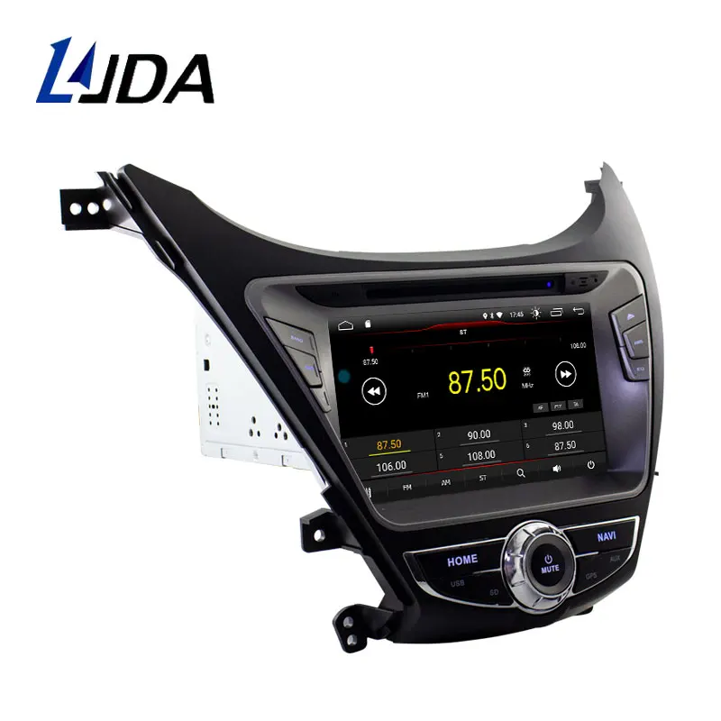 LJDA Android 10,0 автомобильный dvd-плеер для hyundai Elantra/Avante/IX35 2011 2012 2013 2 Din Автомобильный Радио gps Навигация стерео Мультимедиа