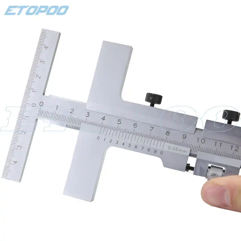 Color : No fine Adjustment W-SHTAO 0-160mm T-Type Marking Vernier Caliper with fine Adjustment T Marking Vernier Caliper Scraper Bridge Tool
