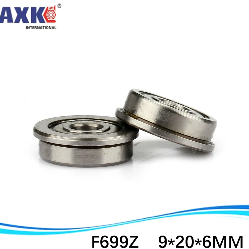 F699ZZ ABEC 5 (10 шт.) 9x20x6 мм фланцевые шарикоподшипники F619/9ZZ 9*20*23*6*1 мм|Валы| |