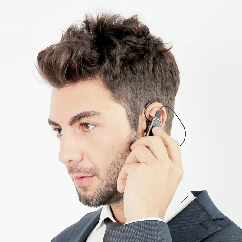 Беспроводные наушники Handsfree бизнес Bluetooth гарнитура долгое время ожидания наушник микрофон для смартфонов долгий срок службы батареи вождения