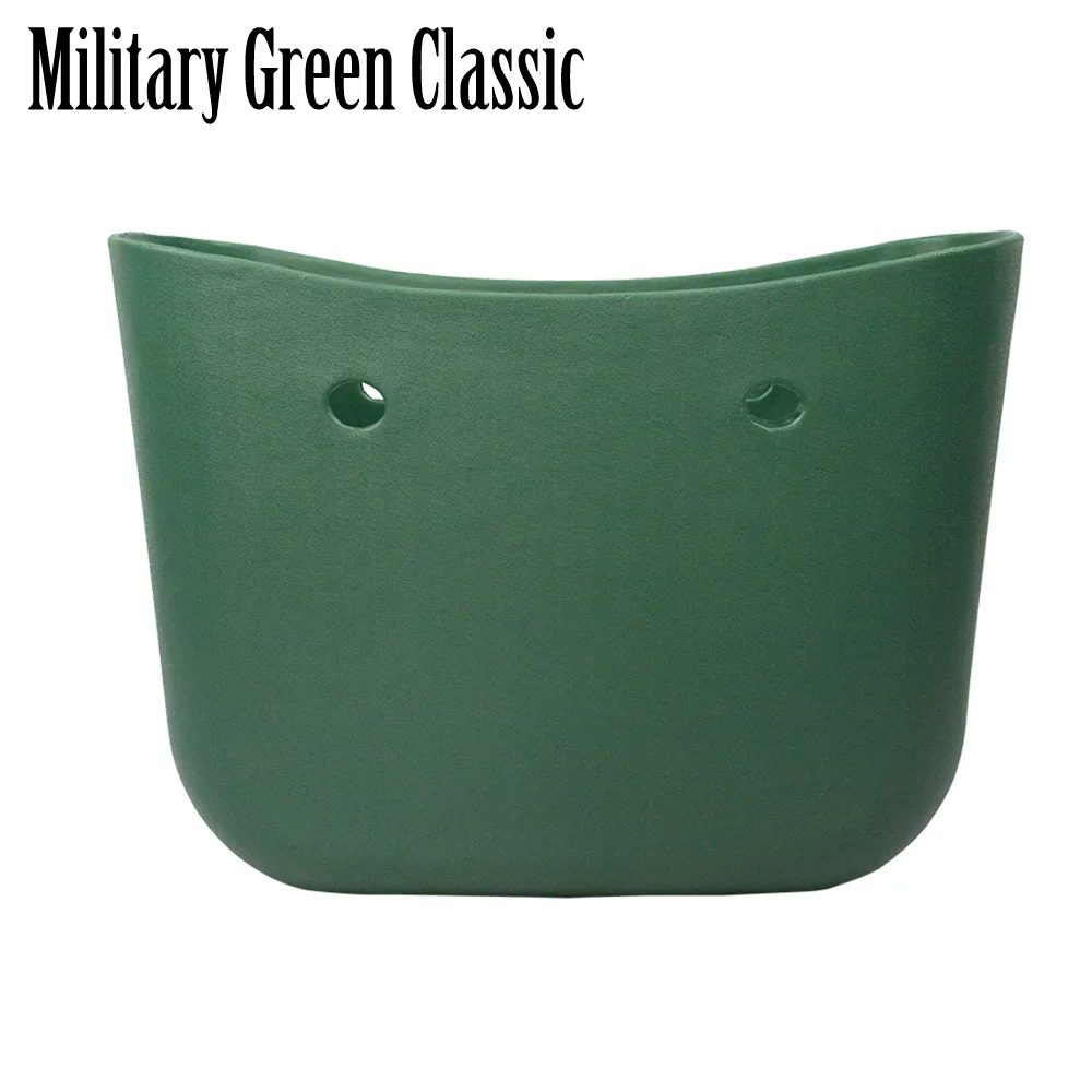 Military green TANQU стиль obag Классическая большая EVA сумка женские сумки модные сумки DIY водонепроницаемая сумка резиновая силиконовая сумка женская сумка - Цвет: Military green