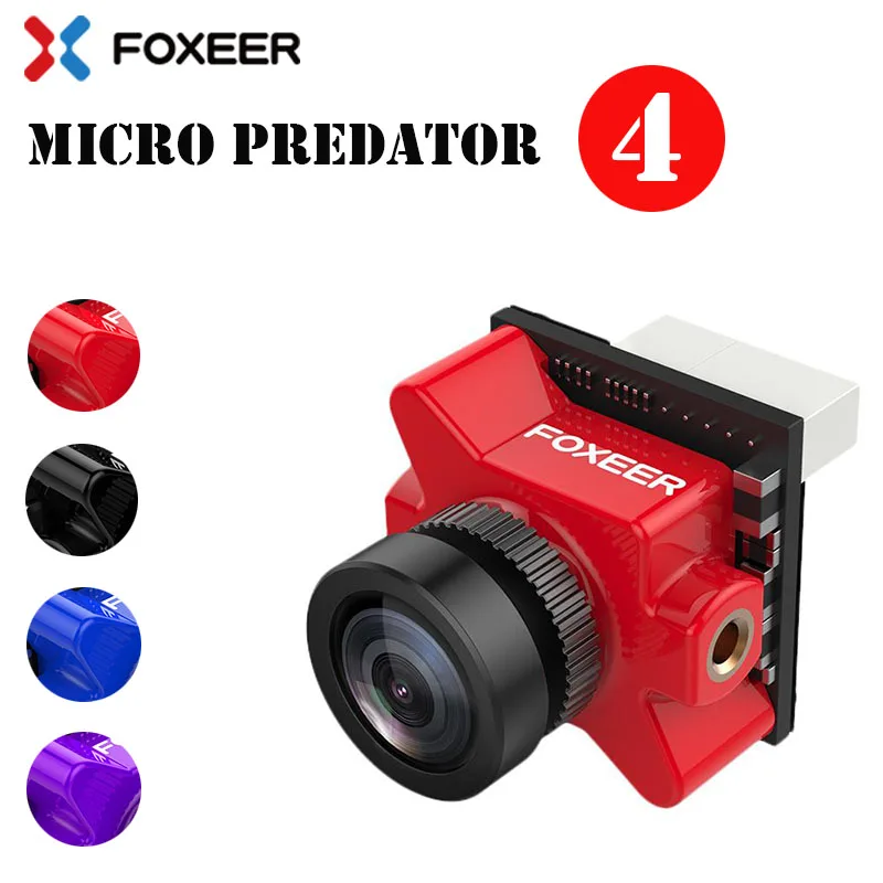 

NEW Foxeer Micro Predator 4 Super WDR 4ms latency FPV Racing Camera/ HS1225/FPV Camera 16:9/4:3