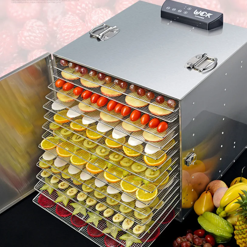 Commercial 15 Layers Fruit Food Dryer Machine Stainless Soluble Bean Food Drying Oven Vegetable Herbal Flower Dryer for Kitchen 6
