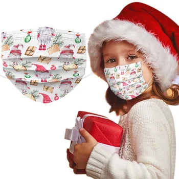 

100pcs Mouth Mask Children's Disposable 3-layer Non Woven Meltblown Mouth Face Mask Elastic Earloops Face Mask Mondkapjes