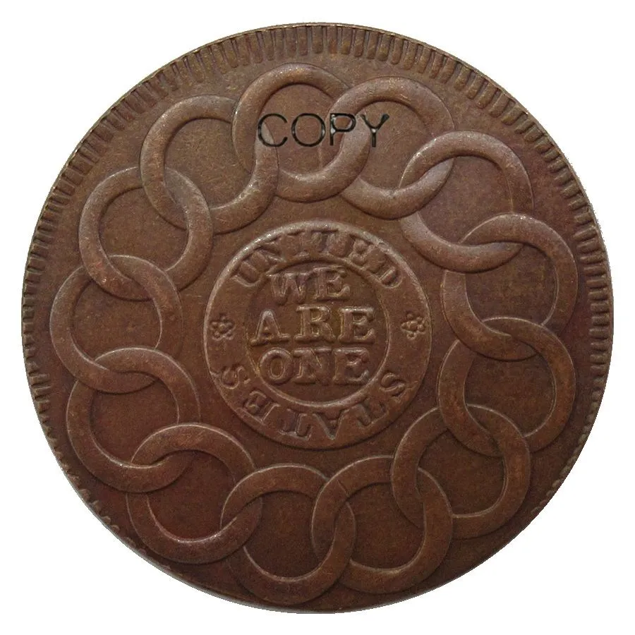 1 цент США "Fugio Cent" 1787 медная копия монеты