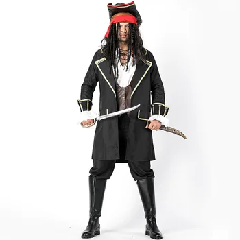 

Halloween Party Sea Pirate Captain Deluxe Costume Buccaneer Adult Men Material Item Type Source Characters Is Rugged Brand Name