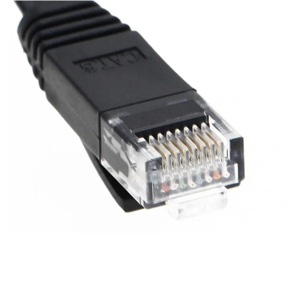 Rj45 Ethernet Кабель Cat 6 плоский кабель для локальной сети RJ 45 ультра тонкая Обложка