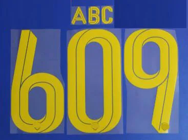 От 3rd PEPE Nameset AUBAMEYANG LACAZETTE Ozil DAVID LUIZ печать настроить любое имя номер футбольная нашивка значок