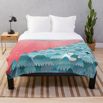 

Tree Hugger Blanket Wool Flannel Plush Blanket Bedspread For office Sherpa Blanket Couch Quilt Cover Travel