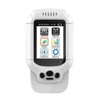 

Detector Office Temperature Rechargeable Humidity Analyzers Accurate PM 2.5 Air Quality Monitor Digital Display Home Hospital