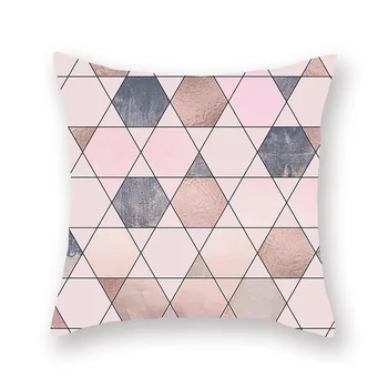 

Lanke Simple Geometry Style Pillowcase Home Textile Accessories, Pillow Case For Bedroom Home Office Decorative 45*45cm