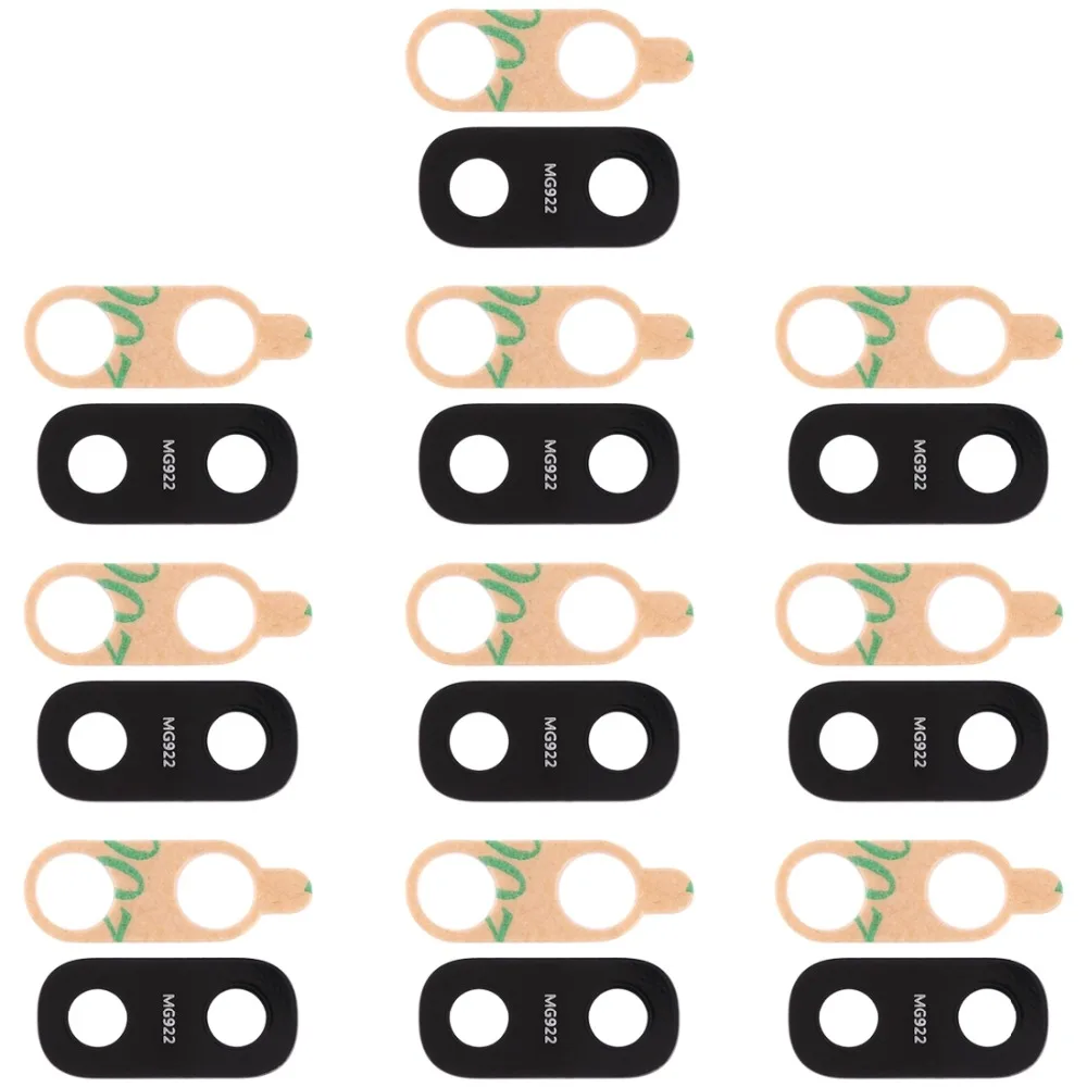 iPartsBuy 10 PCS Back Camera Lens for Galaxy A20 / A10 / A30 / A40