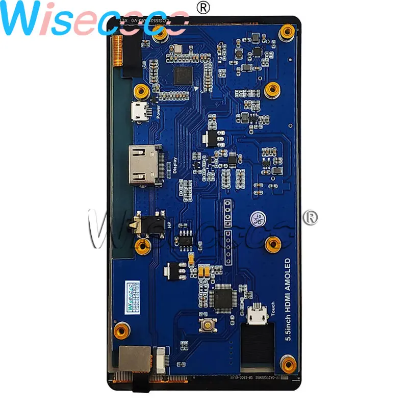 Raspberry Pi 3 3B+ 2B+ 5,5 дюймов AMOLED 1080P OLED дисплей+ емкостная сенсорная панель с HDMI драйвер платы