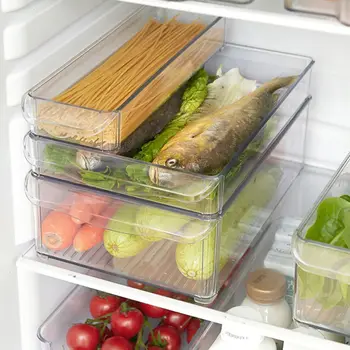 

Stackable Plastic Organizer Storage Bins, Pantry Organization and Storage