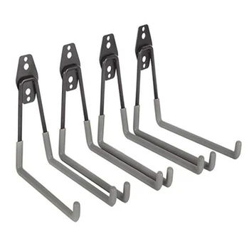

Garage Wall Hooks,Add Steel Reinforced Piece,Double Heavy Duty Storage Hangers for Organizing Ladder,Bike,Garden Tool