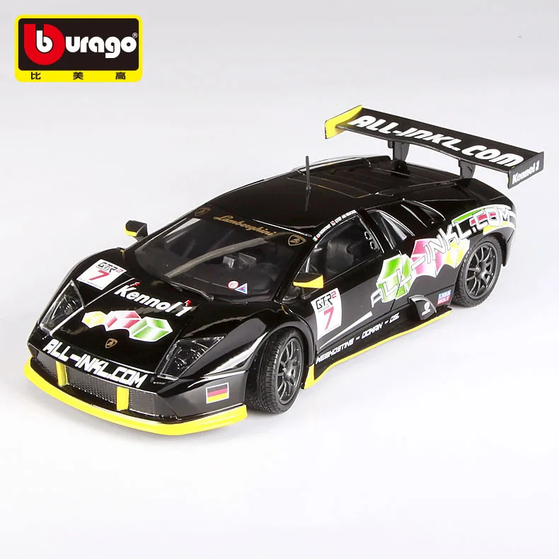 Bburago 1:24 Lamborghini летучая мышь FIAGT сплав гоночный автомобиль-трансформер модель автомобиля Моделирование Украшение автомобиля коллекция Подарочная игрушка - Цвет: GT-7