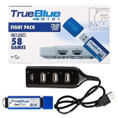 64GB True Blue Mini Crackhead Pack for PlayStation Classic Games& Accessories 101 games V1 - Цвет: 32G 58D