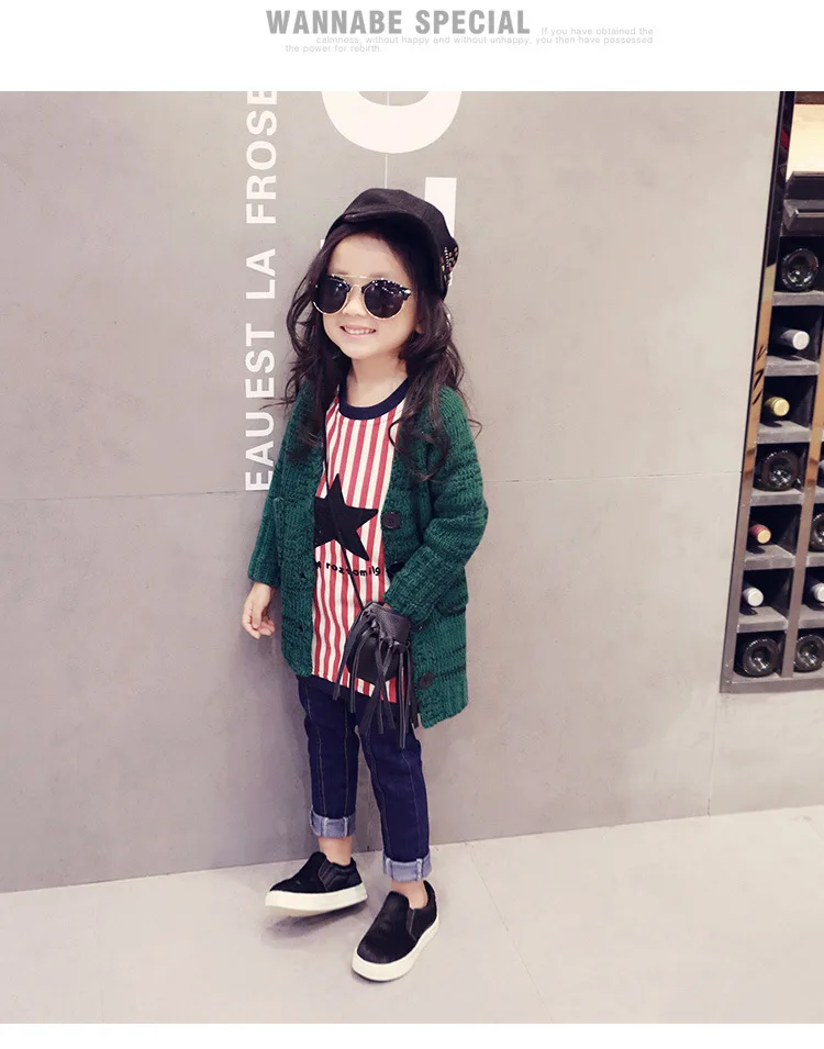 Childrenswear Spring And Autumn New Products GIRL'S Jeans Big Boy Korean-style GIRL'S Solid Color Joint Jeans Fashion Crawl
