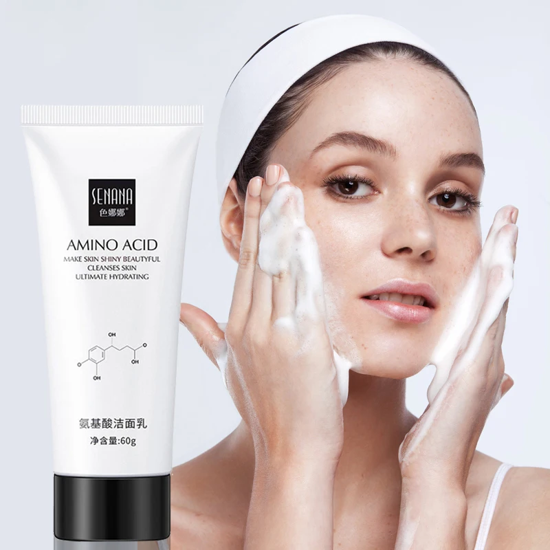 

New Nicotinamide Amino Acid Face Cleanser Facial Scrub Cleansing Moisturizing Brightening Oil Control Nourishing Skin Care