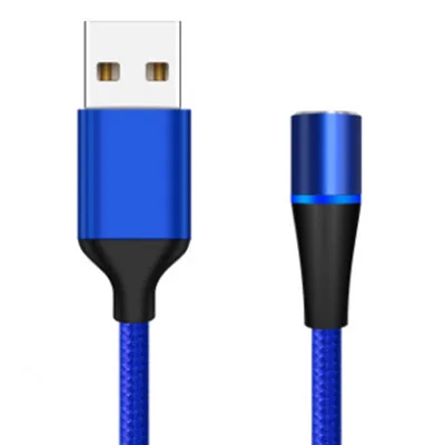 360 градусов слепой Магнитный кабель Micro Usb Type C кабель для Iphone круговой Магнитный зарядный кабель 1 м/2 м