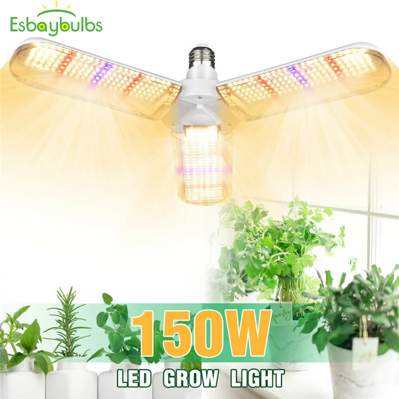 Led Grow Light Full Spectrum 150w Warm Light Phytolamp 414 Led Lamp For Indoor Plants Seeds Grow Tent Growing Box Flowers Bulb Led Grow Lights Aliexpress