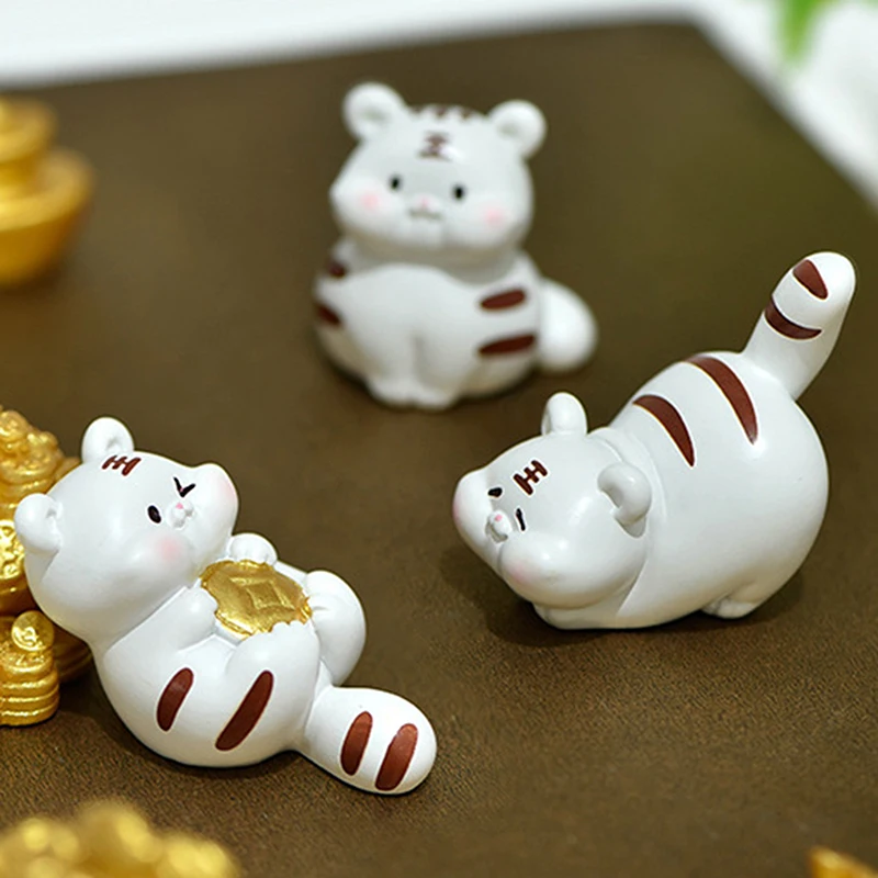 Resin Craft Micro Landscaping Tiger Ornaments DIY Gardening Accessories  Садовые принадлежности