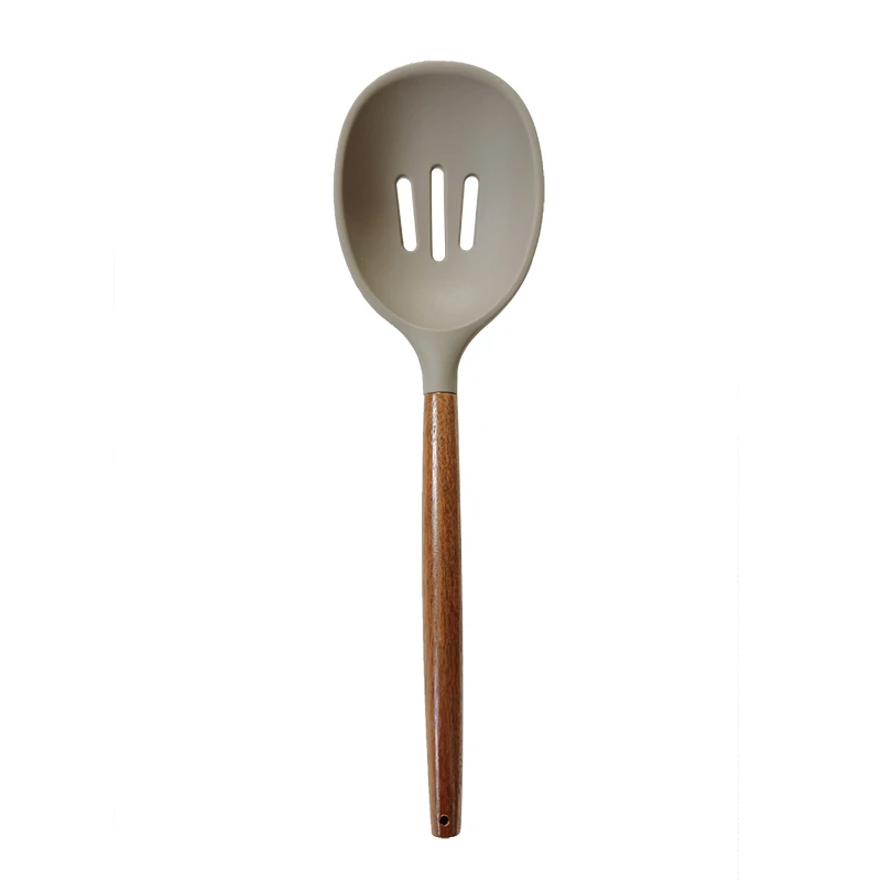 A4 1 шт. силиконовая кухонная утварь кухонные инструменты Тернер щипцы лопатка суповая ложка антипригарная Лопата масляная щетка взбиватель яиц инструменты для приготовления пищи - Цвет: A4