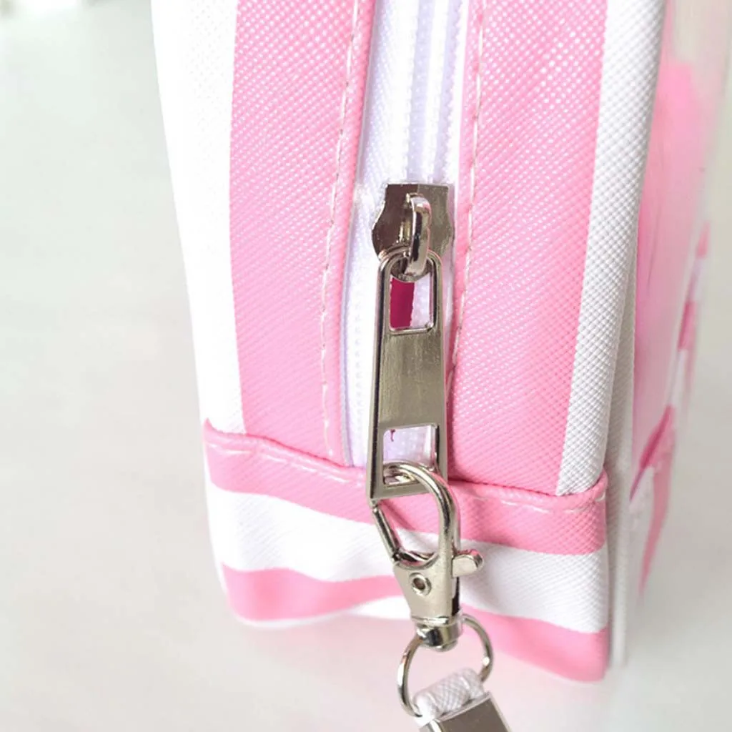 2 шт. женские мраморные Полосатые Кожаные сумки косметички макияж мягкие