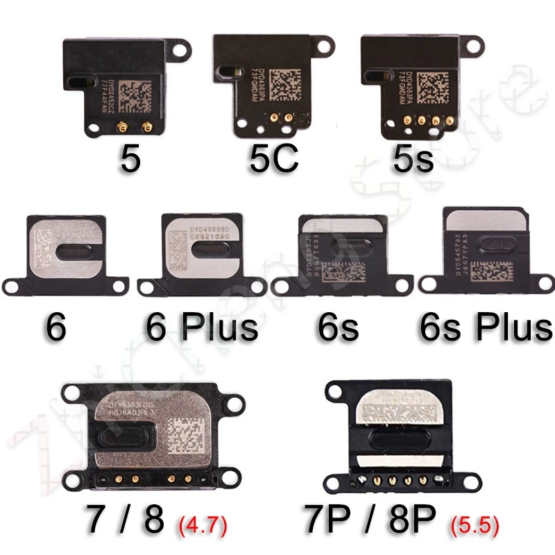 Original Top Earpiece Flex For iPhone 6 6s 7 8 Plus 5 5S SE Phone Small Earphone Headphone Ear Speaker Flex Cable Spare Ports