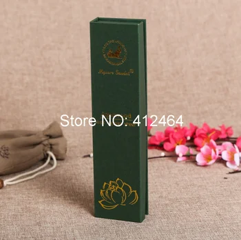 

plain black cardboard special paper gift jewelry packaging box ( GF-210)