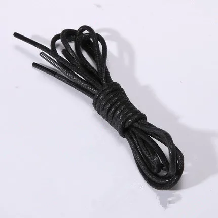 1 пара Вощеные хлопковые круглые шнурки для ботинок Водонепроницаемые Шнурки для ботинок унисекс ботинки martin кожаная спортивная обувь 70 см-150 см - Цвет: A