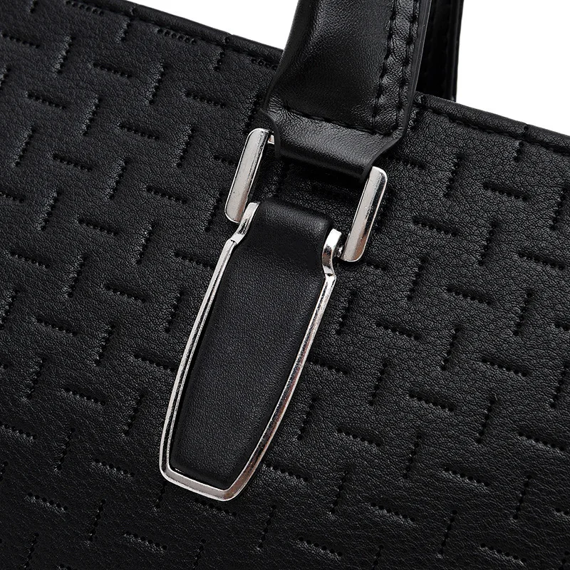 

Daishu Men's Bag-MEN'S Handbag Large Capacity Casual Business Briefcase Cross Shoulder Oblique