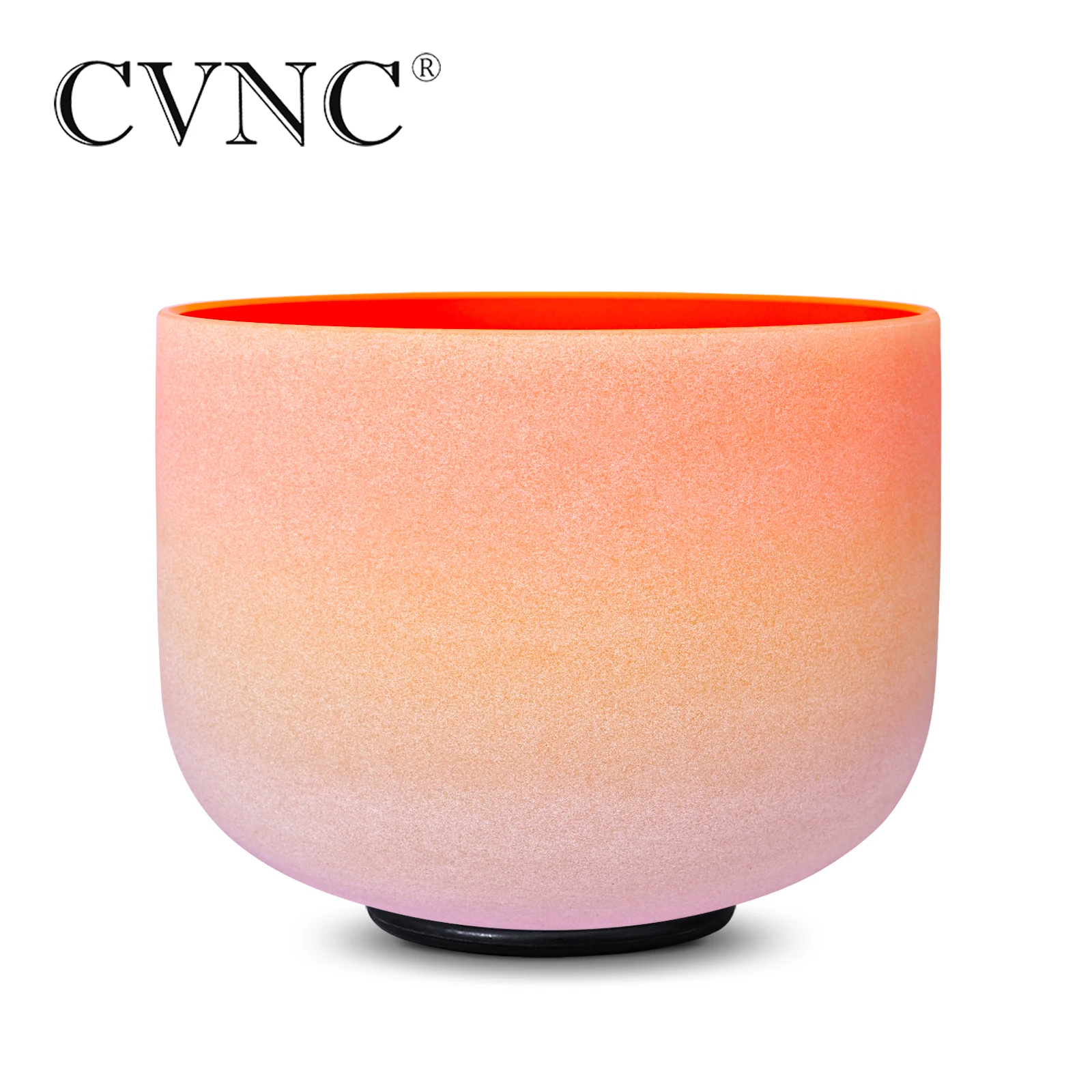 CVNC 10 Inch D Sacral Chakra Rainbow Quartz Crystal Singing Bowlchakra