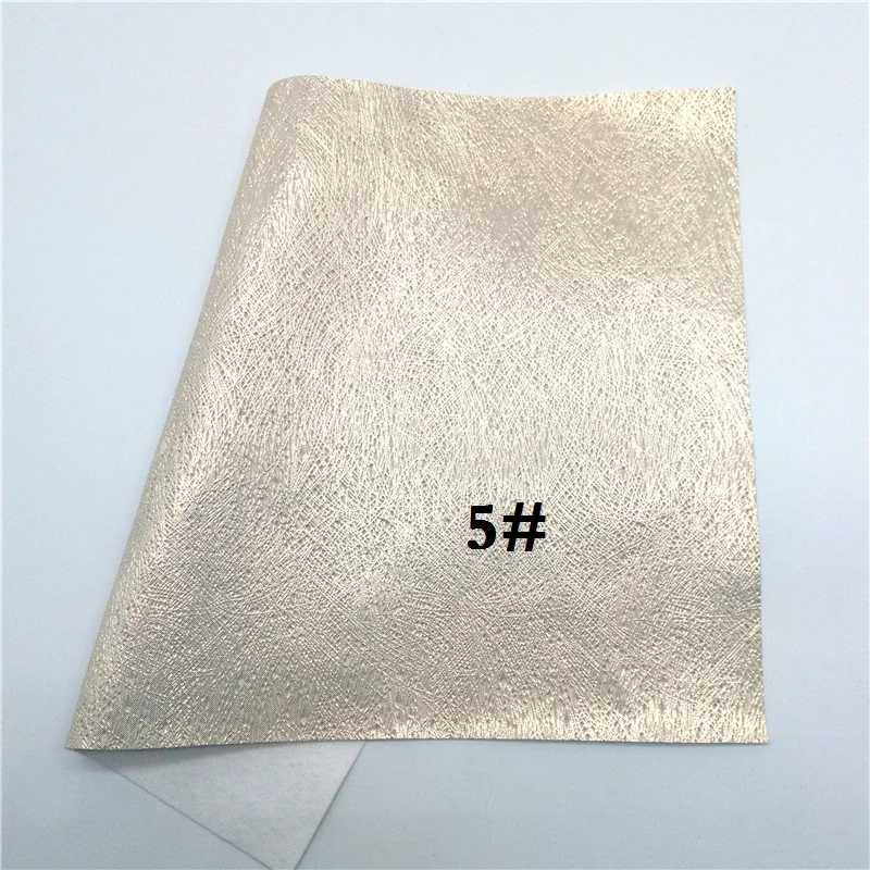 Glitterwishcome 21X29 см A4 размер винил для бантов тисненая лошадиная кожа, металлические листы из искусственной кожи для бантов, GM593A - Цвет: 5